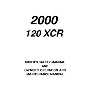 Polaris 120 XCR manual cover