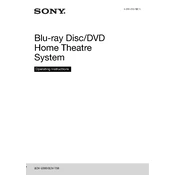 Sony BDV-E580 manual cover