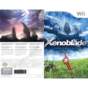 Nintendo Xenoblade Chronicles manual cover