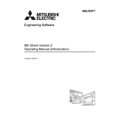 Mitsubishi Electric MX Sheet Version 2 manual cover