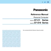 Panasonic CF-C1, CF-S10 Series manual cover