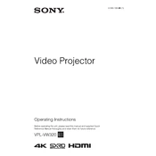 Sony VPL-VW320ES manual cover