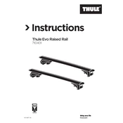 Thule Evo Raised Rail 710401 manual cover