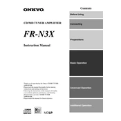 Onkyo FR N3X manual cover