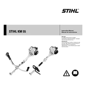 Stihl KM 55 manual cover