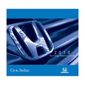 Honda Civic Sedan 2010 Technology Reference  manual cover