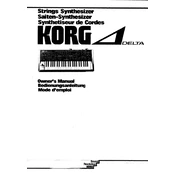 KORG DELTA manual cover