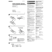 Sony SRS T33 manual cover