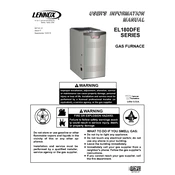 Lennox EL180DFE manual cover