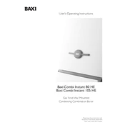 Baxi Instant 80 HE Combi manual cover