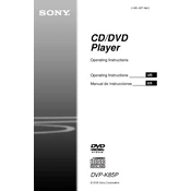 Sony DVP-K85P manual cover