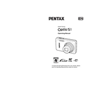 Ricoh Pentax Optio S1 manual cover