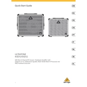 Behringer KXD15 manual cover