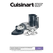 Cuisinart FP-SP manual cover