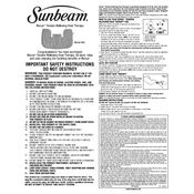 Sunbeam Renue 885 manual cover