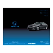 Honda Accord Sedan Touring 2013 Technology manual cover