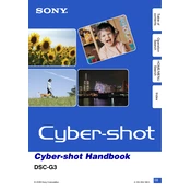 Sony DSC-G3 manual cover