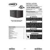 Lennox 13CHP manual cover