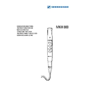 Sennheiser MKH 800 manual cover