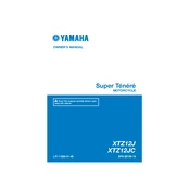 Yamaha XTZ12J, XTZ12JC Super Tenere 2018 manual cover