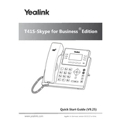 Yealink T41S manual cover