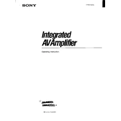 Sony TA-AV670 manual cover