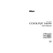 Nikon Coolpix S4150 manual cover