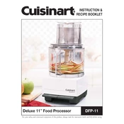 Cuisinart DFP-11 manual cover