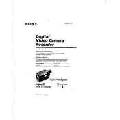 Sony DCR-TR7000 manual cover