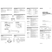 Sony XM-D1000P5 manual cover