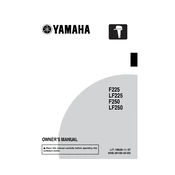 Yamaha F225XB manual cover