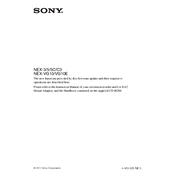 Sony NEX-3 manual cover