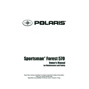 Polaris Sportsman Forest 570 manual cover