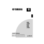 Yamaha LF250XA manual cover