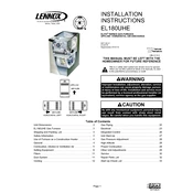 Lennox EL180UHE manual cover