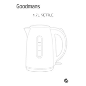 Goodmans B&M 1.7L Kettle 320118 354910 359429 manual cover