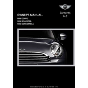 Mini Roadster Mini Connected 2015 manual cover