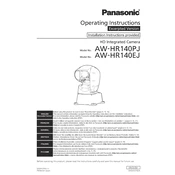 Panasonic AW-HR140PJ manual cover