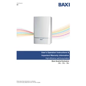 Baxi 28c Avanta Exclusive Combi manual cover