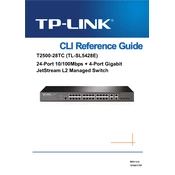 tp-link T2500-28TC manual cover