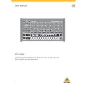 Behringer RD-8 MKII manual cover