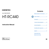 Onkyo HT RC440 manual cover