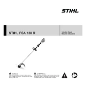 Stihl FSA 130 R manual cover