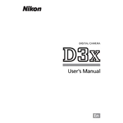 Nikon D3X manual cover