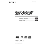 Sony AVD-C70ES manual cover