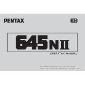 Ricoh Pentax 645NII manual cover