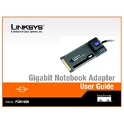 Linksys PCM1000 Gigabit Notebook Adapter manual cover