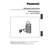 Panasonic WX-ST400P manual cover