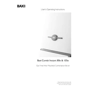 Baxi Instant 80e Combi manual cover