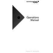 Nintendo DSi Operations manual cover